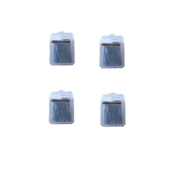 4 Coques de 20 Vis Bois Tête Fraisée F/Partiel 6 x 100 mm - Zingué blanc -^D-Work Best