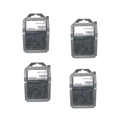 4 Coques de 100 Vis Plaque de Plâtre Tête Trompette Phillips 3.5 x 35 mm - Phosphaté Noir --D-Work Sale