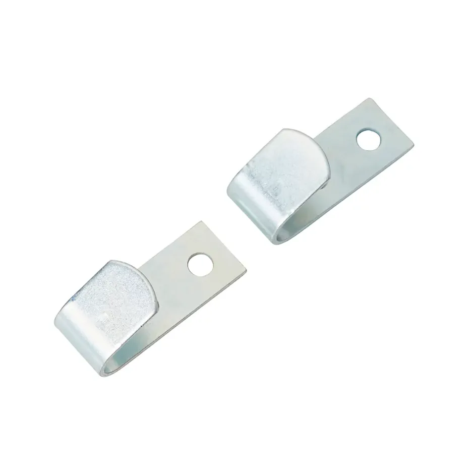 2 crochets de bâche acier noir par électrophorèse 41 x 15 mm^Diall Hot