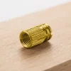 4 écrous inserts Laiton M4 ø5 mm x L. 9 mm^Diall Sale