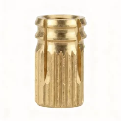 4 écrous inserts Laiton M4 ø5 mm x L. 9 mm^Diall Sale