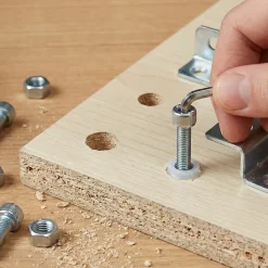 4 écrous inserts Plastique ø10 mm x L. 11 mm^Diall Sale