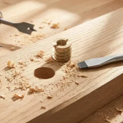 4 écrous Laiton ø12 mm x L, 17 mm-Diall Hot