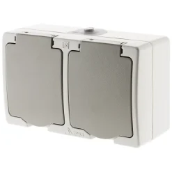 5 doubles prises 2P+T raccordement rapide-Zenitech Online