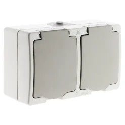 5 doubles prises 2P+T raccordement rapide-Zenitech Online