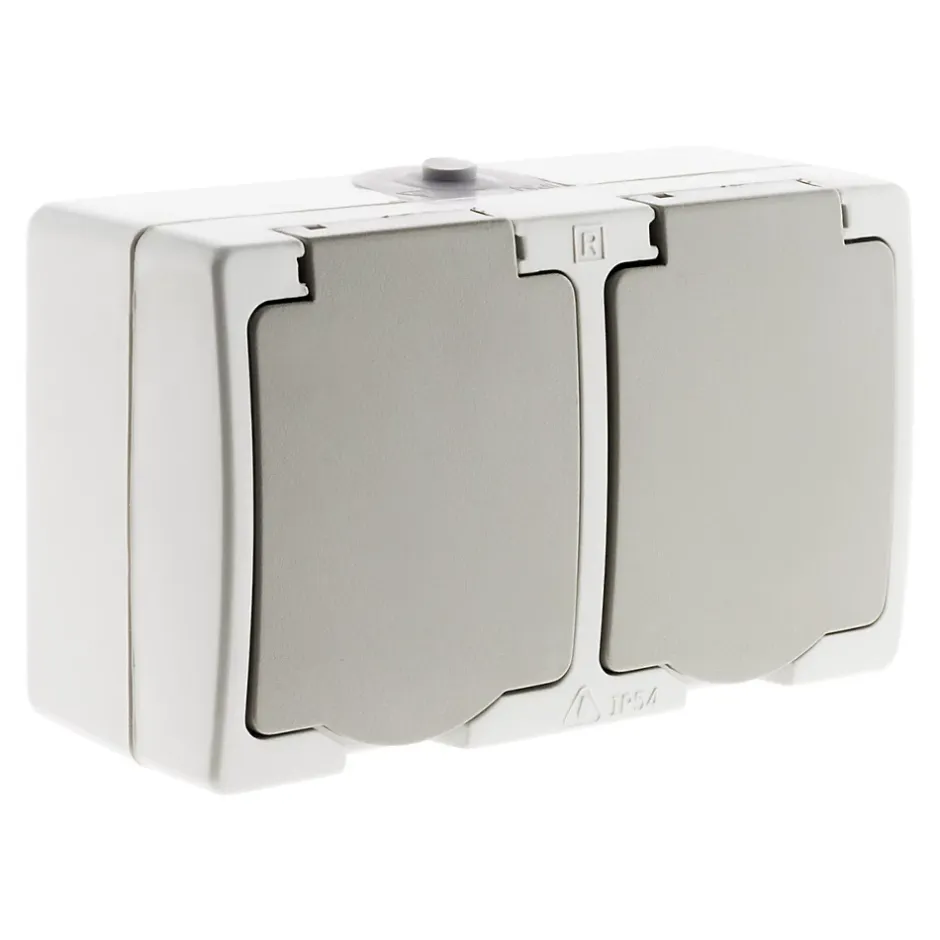 5 doubles prises 2P+T raccordement rapide-Zenitech Online