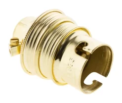 3 douilles B22 acier laitonné-Zenitech Best