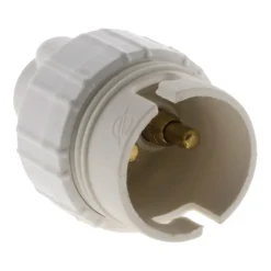 3 douilles B22 en nylon avec 1 bague - Blanc -^Zenitech Hot