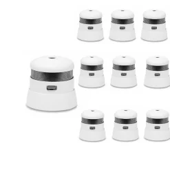 10 détecteurs de fumée certifiés nf, autonomie 10 ans cavius-Lifebox Discount
