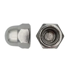 200 Ecrous Borgnes M3 mm - DIN 1587 - Inox A4 -^D-Work Sale