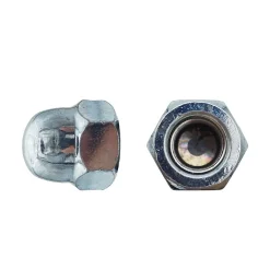 50 Ecrous Borgnes M16 mm - DIN 1587 - Zingué blanc --D-Work Best