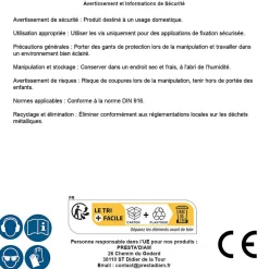 200 Ecrous Hexagonaux HU M8 mm - 4032 - 10 - Brut -^D-Work Sale