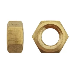 200 Ecrous Hexagonaux HU M5 mm - DIN 934 - Laiton --D-Work Best