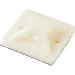 25 embases adhésives 25 x 25 mm transparent^Diall