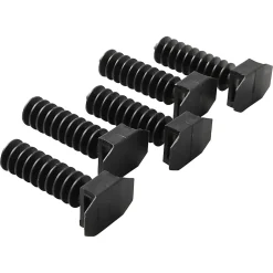 25 embases de fixation sur maçonnerie pour collier de serrage 9 mm noir^Diall