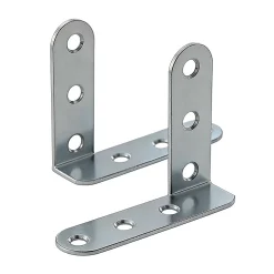 2 Equerres contre coudée L. 80 x H. 16 x EP. 65 mm-Diall Sale