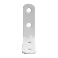 4 Equerres de chaise Acier Blanc l.14 x H.50 x P.50 mm^Diall Outlet