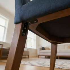 4 Equerres de chaise Acier Noir l.14 x H.25 x P.25 mm-Diall New