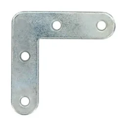 4 Equerres de chaise Acier Inox l.80 x H.25 x P.25 mm-Diall Discount