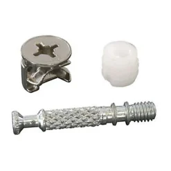 2 ferrures d'assemblage + Goujon ø15 x L. 32 mm-Diall Hot