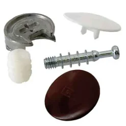 2 ferrures d'assemblage + Goujon ø25 x H. 12 mm-Diall Sale