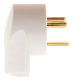 5 fiches mâles 20A coudées 2P+T^Zenitech Best