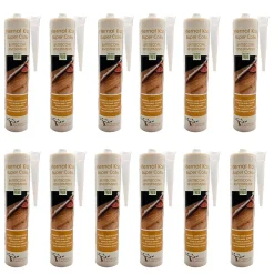 12 flacons de 310gr ETERNAL KOLL Super colle pour plinthes, panneaux acoustiques et PVC SANS SOLVANTS^Eternal Parquet Clearance