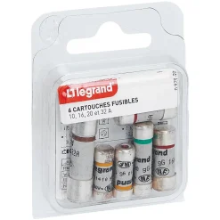 6 fusibles céramique avec voyant^Legrand