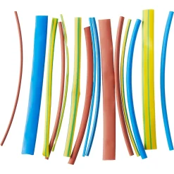 15 gaines thermorétractable colorées ø8/ø6/ø4/ø3/ø2 mm^Diall New