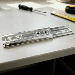 2 Glissières dosseret Acier zingué 150 x 43 mm- Hot