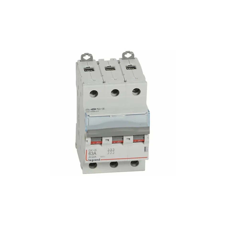 406461 Interrupteur Sectionneur Triphasé 3p 400v - 63a - 3 Modules - Bornes à Vis Dx3-is^Legrand Best