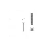 1 kit composés de 2 vis M4X25 mm zinguée^Hardwarexchange