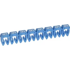 038216 - Boite De 1200 Repères Cab 3 Pour Fils 0,5mm² à 1,5mm² - Marquage Chiffre 6 Bleu^Legrand
