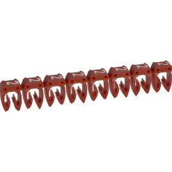 038212 - Boite De 1200 Repères Cab 3 Pour Fils 0,5mm² à 1,5mm² - Marquage Chiffre 2 Rouge-Legrand