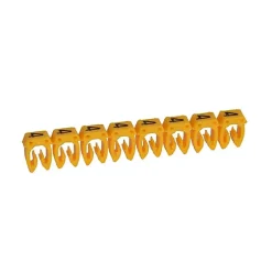 038214 - Boite De 1200 Repères Cab 3 Pour Fils 0,5mm² à 1,5mm² - Marquage Chiffre 4 Jaune-Legrand Clearance