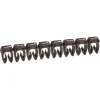 038221 - Boite De 1200 Repères Cab 3 Pour Fils 1,5mm² à 2,5mm² - Marquage Chiffre 1 Brun^Legrand Discount