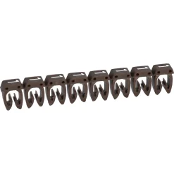 038221 - Boite De 1200 Repères Cab 3 Pour Fils 1,5mm² à 2,5mm² - Marquage Chiffre 1 Brun^Legrand Discount