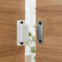 2 loqueteaux Blanc 4kg à encastrer entraxe 26^Diall Sale