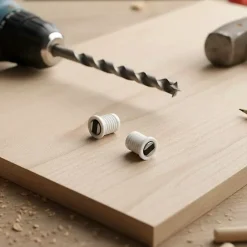 2 loqueteaux cylindre Blanc 4 kg à encastrer-Diall Hot