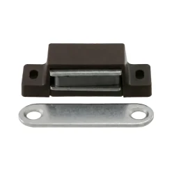 2 loqueteaux Marron 4kg à encastrer entraxe 26-Diall Outlet