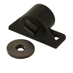 2 loqueteaux ronds Marron 6 kg Entraxe 25-Diall