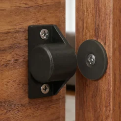 2 loqueteaux ronds Marron 6 kg Entraxe 25-Diall