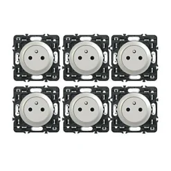 6 mécanismes 2 P+T Céliane titane^Legrand Online