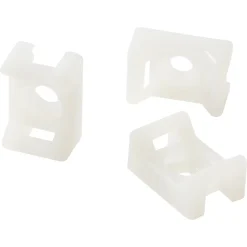 25 mini embase à visser pour cavaliers de serrage de 4,8 mm transparent-Diall New