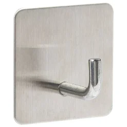 4 patères adhésives Stiky 4,5x2,7cm - Noir-^5Five Best