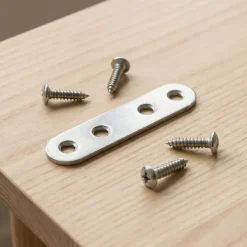 4 Pattes d'assemblage Inox L.60 x H.15 x EP.2mm-Diall Online