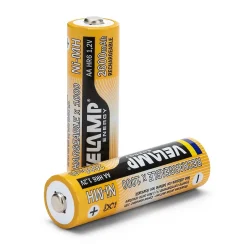 2 piles rechargeables ni-mh stilo AA 2600 mAh-Velamp Clearance