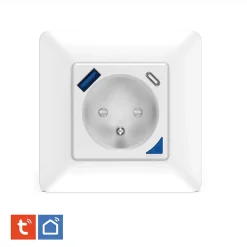 4 Prises encastrées 3000W & Ports USB-A + USB-C Wifi + Suivi de consommation^Kyf Outlet