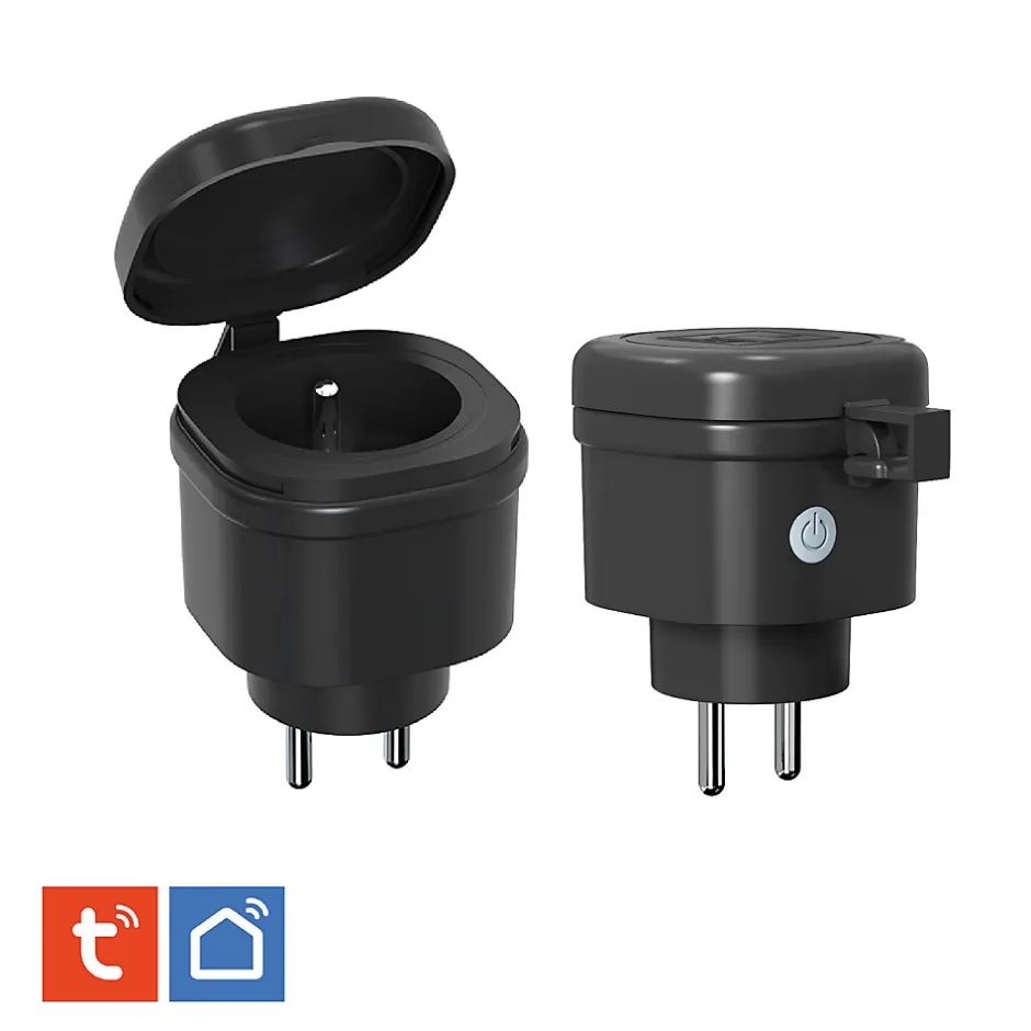 2 Prises Extérieures 3680W connectées Wifi + suivi consommation^Kyf New