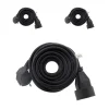 3 prolongateurs 16A 2P+T Noir 5m^Zenitech Outlet